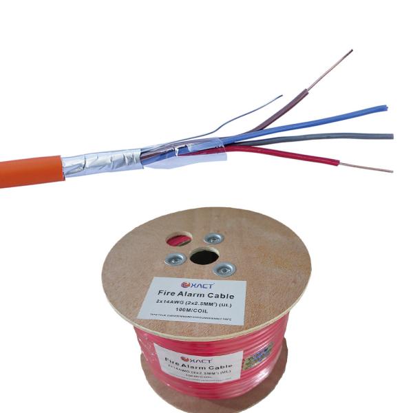 4cx 1.5mm 2.5mm 2core FPLR Fire Alarm Cable for Industrial Efficiency and Safety