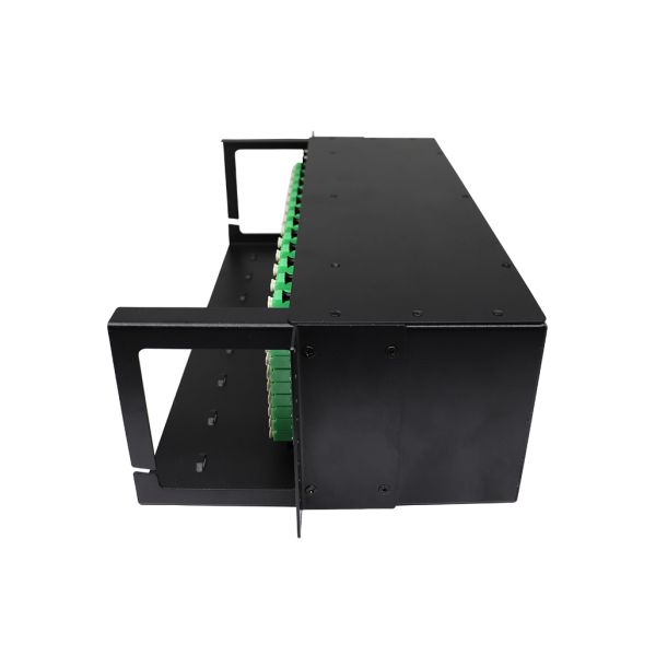 2x16 Fiber Optic Splitter PLC Splitter with 19'' Standard Rack Mountable Steel Tape/Aluminum Alloy Chassis