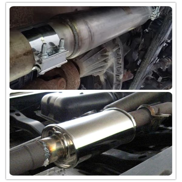 Круглое 1.2mm резонатор вытыхания автомобиля выхода входа 4 дюймов