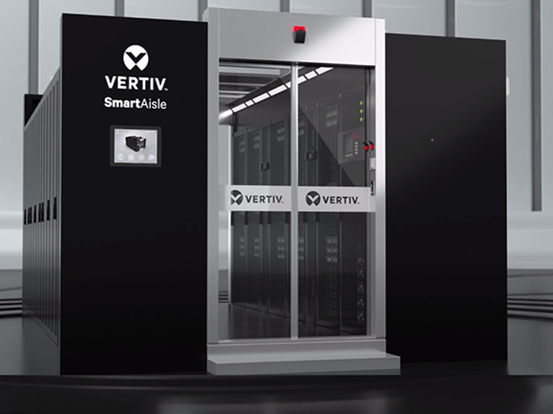 Vertiv SmartAisle 2 Modular Data Center with Three Phase Power and 100000 Wh Electric Energy Monitoring System