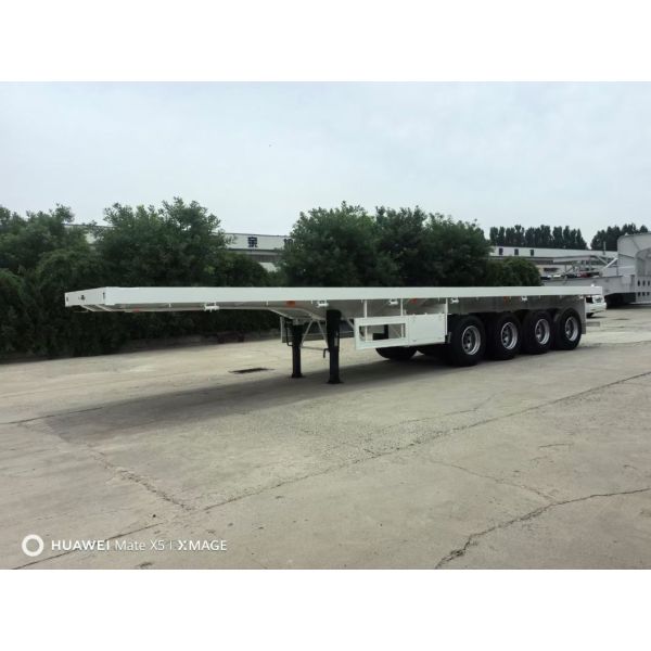40FT плоскоподвижный грузовой контейнер транспортный контейнер скелетный шасси полугрузовой трейлер