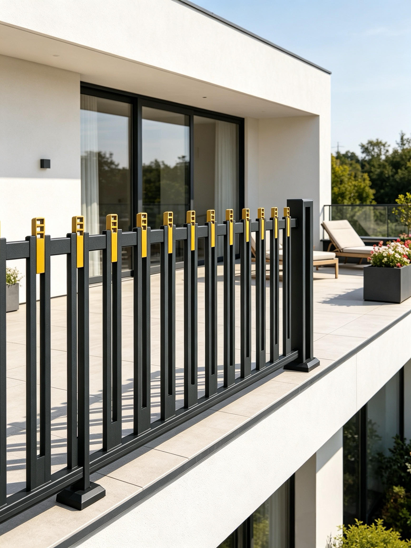 Custom Outdoor Anti-Rust Aluminum Fencing - Luxury Decorative Villa Railing for Garden Boundaries