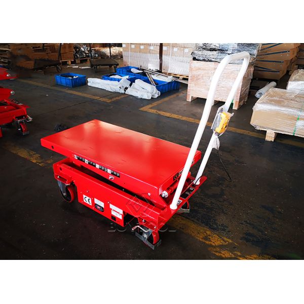 El móvil hidráulico eléctrico 500kg Scissor el acero de aleación de la tabla de elevación