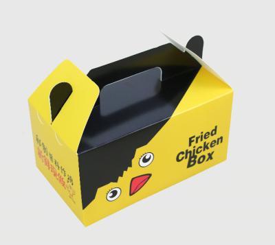 Papeterie de poulet friteur sans danger pour l'alimentation Boîtes d'emballage
