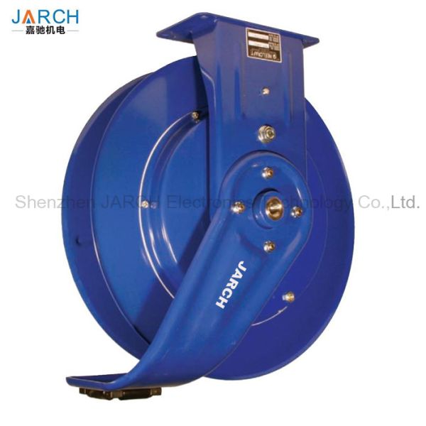 Metal Retractable Hose Reel Multi Positional Guide Arm Facilitates Ceiling / Wall / Floor Mount hose reels