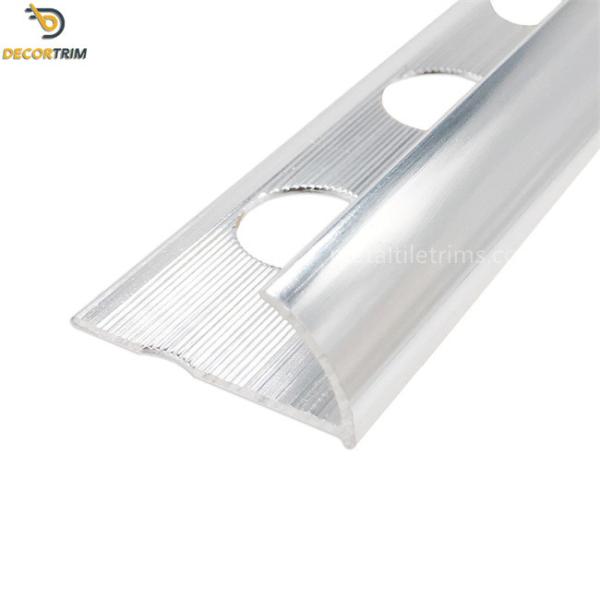 Round Edge Metal Tile Trim Metal Tile Trims Installing Tile Edge Trim