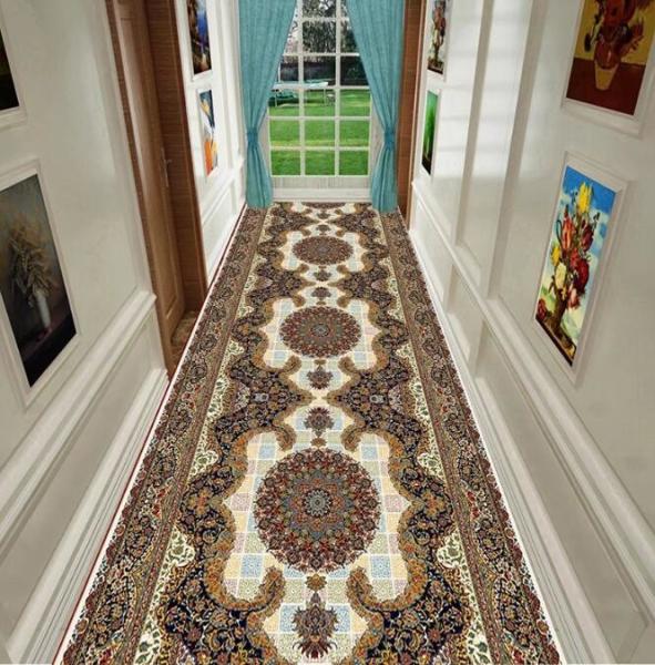 European Classical Style Large Commercial Floor Mat Hotel Entrance Corridor Stairway Mat