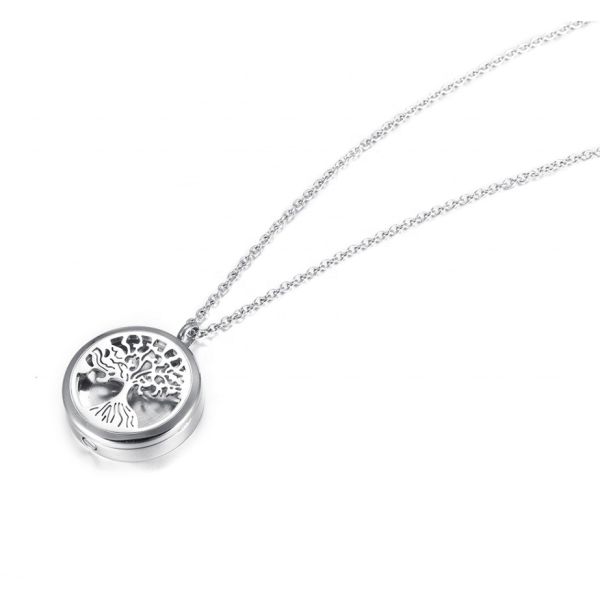 Tree of Life Memorial Jewelry for Pet/Human Picture Locket Pendant Necklace
