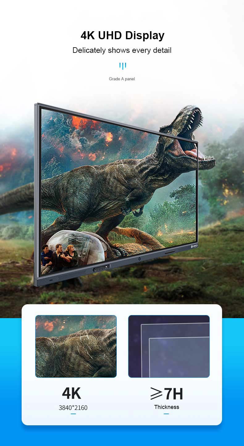 Электронный дисплей белой доски Smartboard LCD UHD класса