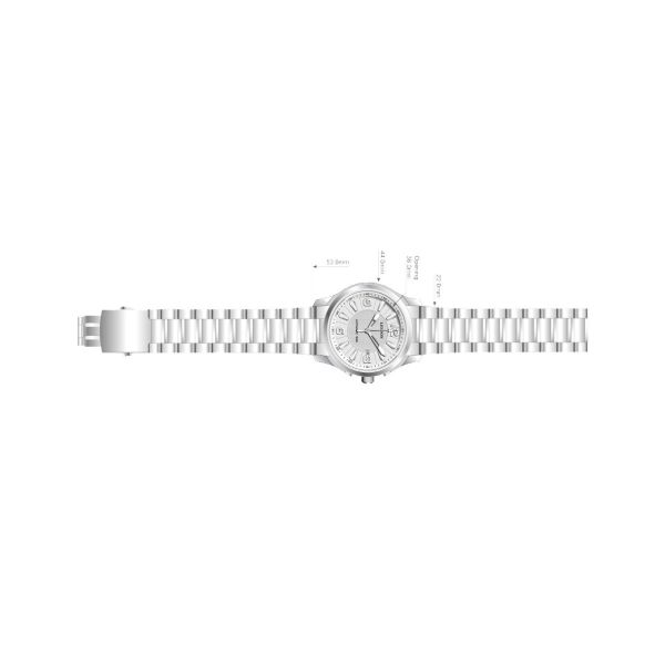 Male Solid Band Stainless Steel Automatic Watch Black Mechanical 10ATM