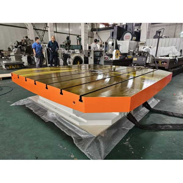 High Precision Worm Gear Rotary Table with Horizontal Load Capacity 100 Kg to 35000 Kg, Indexing Resolution 0.001°, and Repeat Positioning Accuracy ±4 to ±10