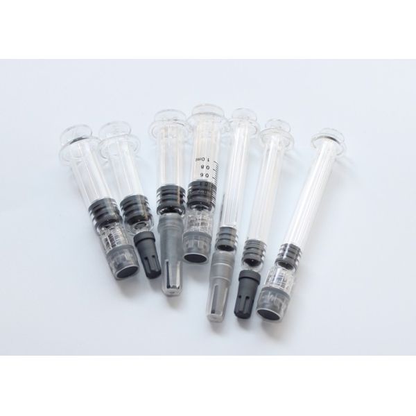 шприцы 1-5мл Префиллед стеклом ясно красят для фармацевтического и косметического