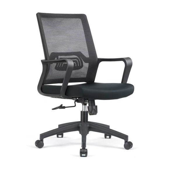 Low Back Office Mesh Staff Chair Black Computer Revolving Chair