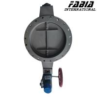 Valve pneumatique à brides en acier inoxydable à haute performance