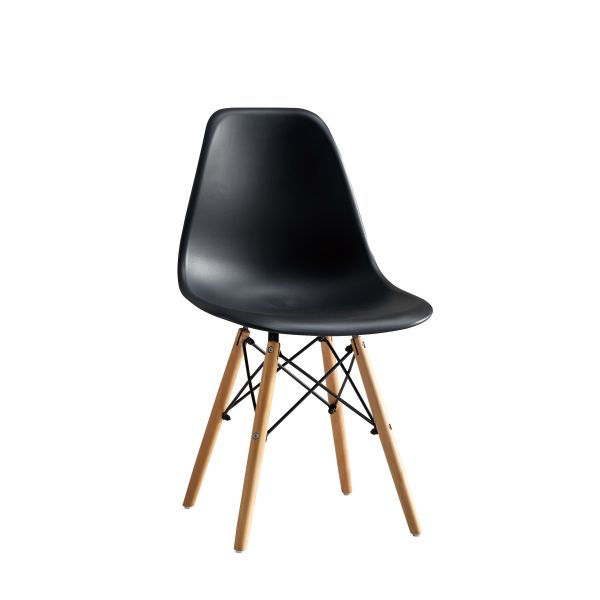 Gray Modern Plastic Chair Ergonomic Design for Office Meeting Room Cafeteria and Waiting Area Seating