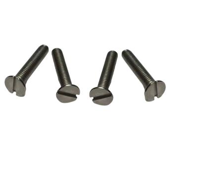 M1 - M20 Slotted Countersunk Head Bolt Screws / Ti Gr2 DIN 963 CSK Head Bolt