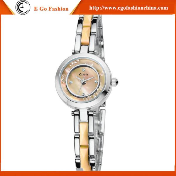 KM24 6 Colors Full Stainless Steel Bracelet Bangle Watches Quartz Analog Watches for Woman