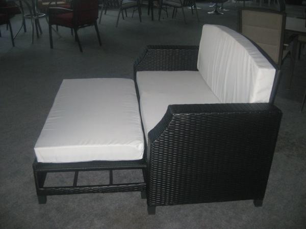 outdoor wicker sofa         