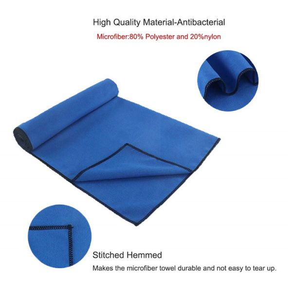Lightweight Super Absorbent Antimicrobial Fast Drying Microfiber Gym Towel Sweat Towels For Sport Fitness