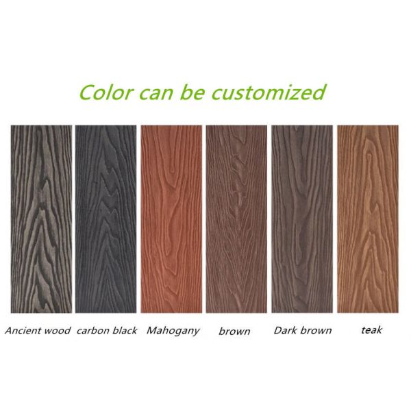 160x24mm Exterior WPC Wall Panel Hollow Wood Plastic Composite Wall Board