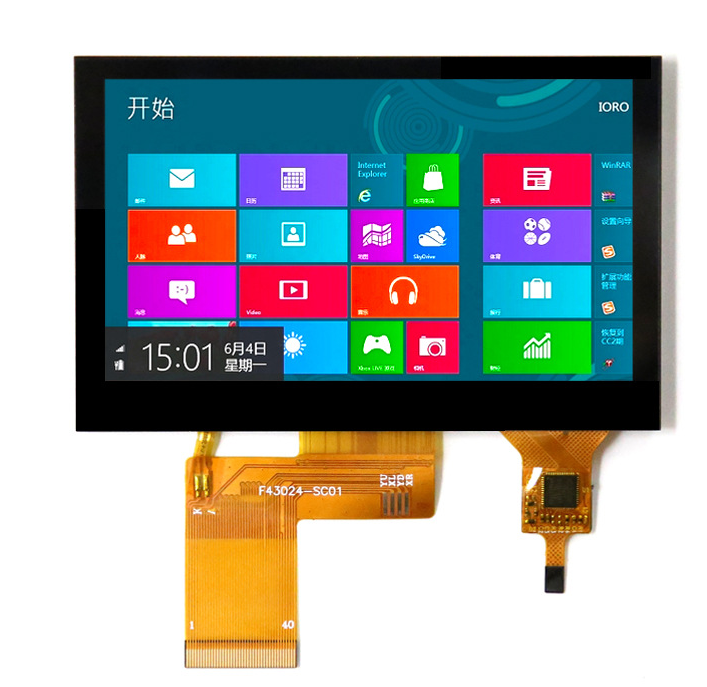 4.3 Inch TFT Display Screen 480*272 Resolution RGB MIPI Interface IPS