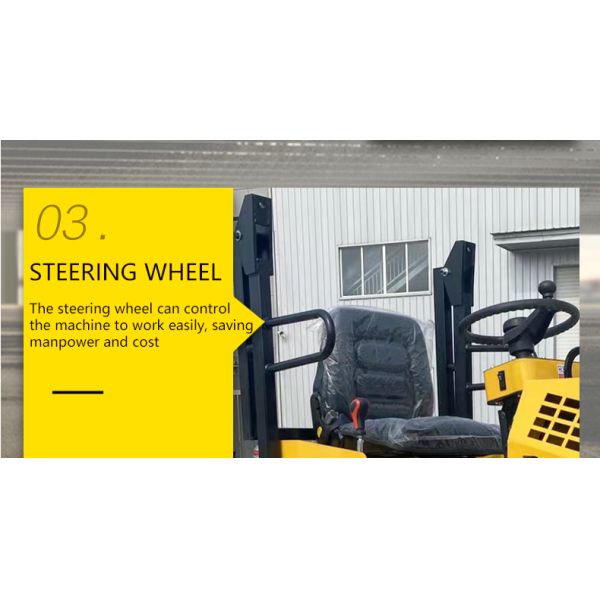 Mini Road Roller Vibrator Compactor/ Driving Road Roller/ 1 Ton Used Vibrating Roller