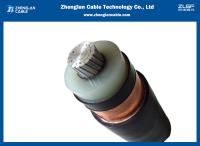 cabo distribuidor de corrente 1Cx120sqmm do Cu-Xlpe-Cts-Pvc milivolt do cobre da fase 6-10kv monofásica IEC60502-2