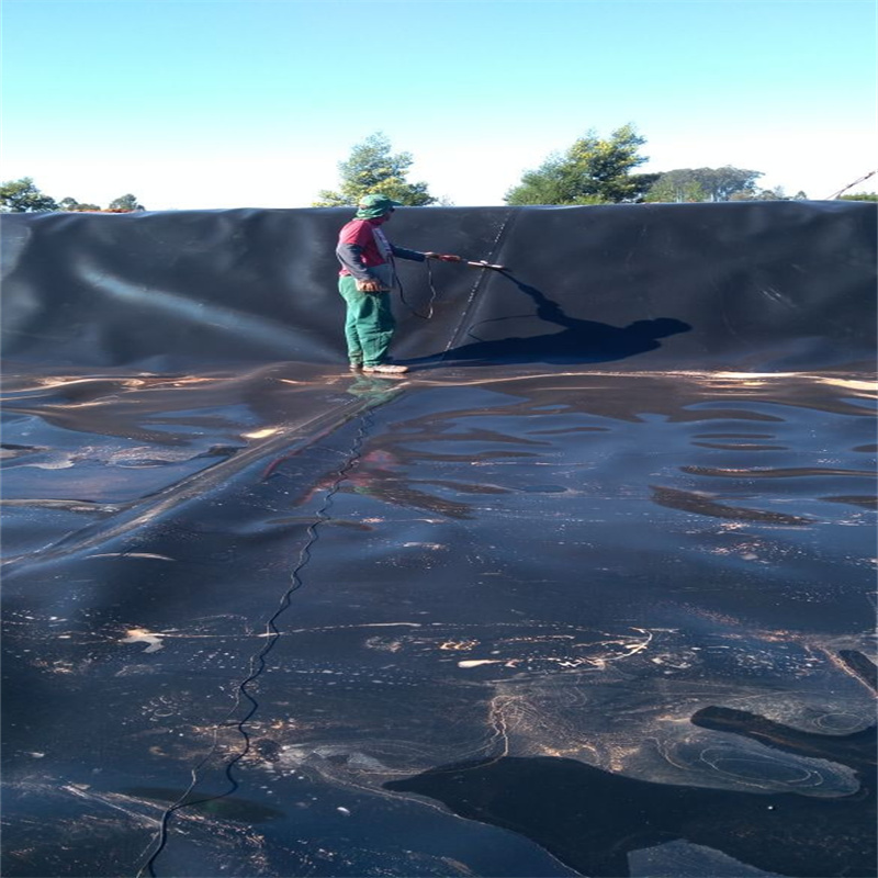 0.7mm текстурированный материал девственницы HDPE вкладыша пруда Geomembrane запруды
