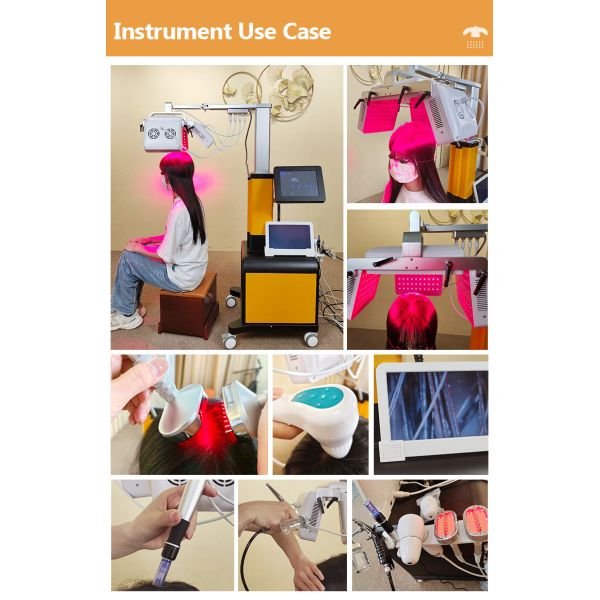 650nm 6 In 1 Laser Hair Growth Device For Scalp Care / Hair Regeneration