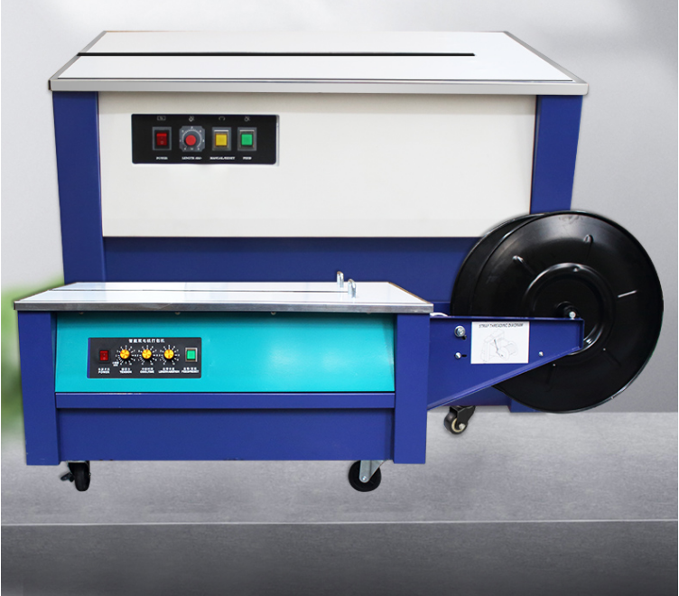 D308 High Table Cartons Semi-Automatic PP Thermal Strapping Machine Packaging Machine