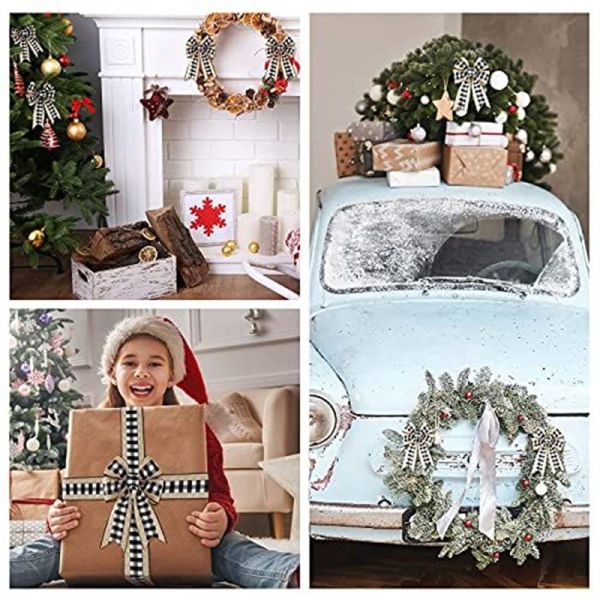 10y Length Lattice Burlap Ribbon Biodegradable Bulk Burlap Ribbon