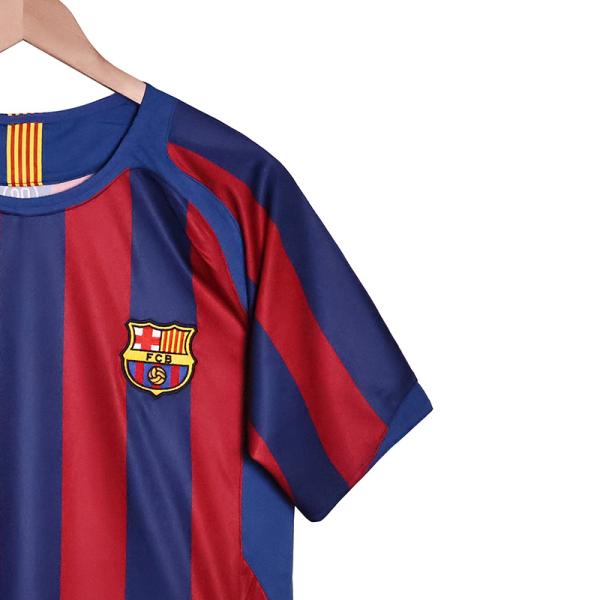 Barcelona 2005-2006 Season No. 10 Home Retro Jersey Supports Group Customization