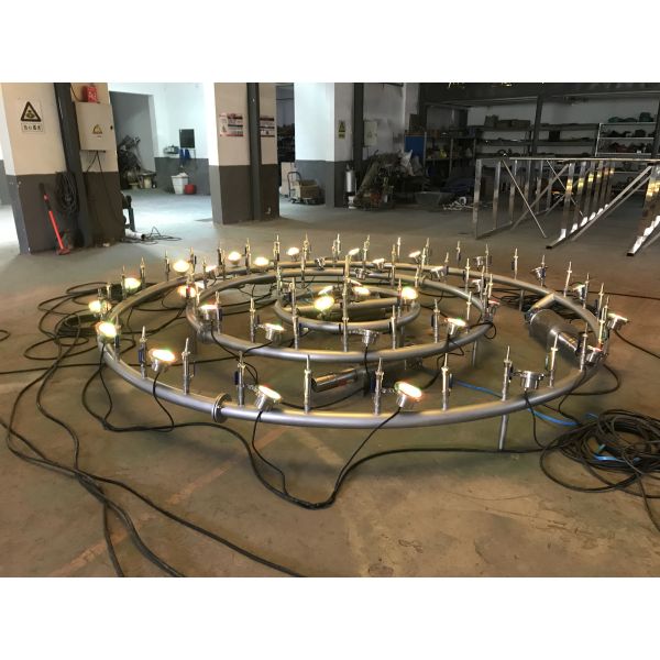 3D Swing Spray Digital Nozzle Большой озерный фонтан Воды Техническая поддержка