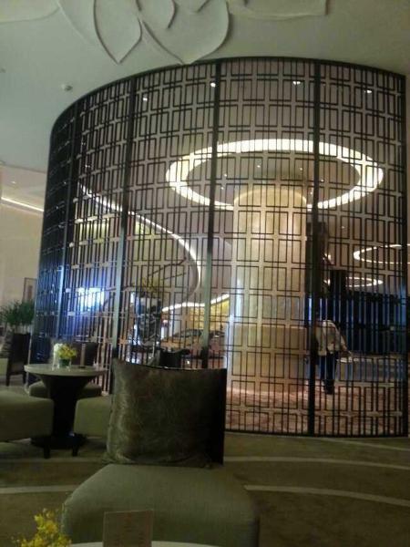 China Manufacturer Stainless Steel Screen Partition For Hotel lobby Interior Design and Lobby Design