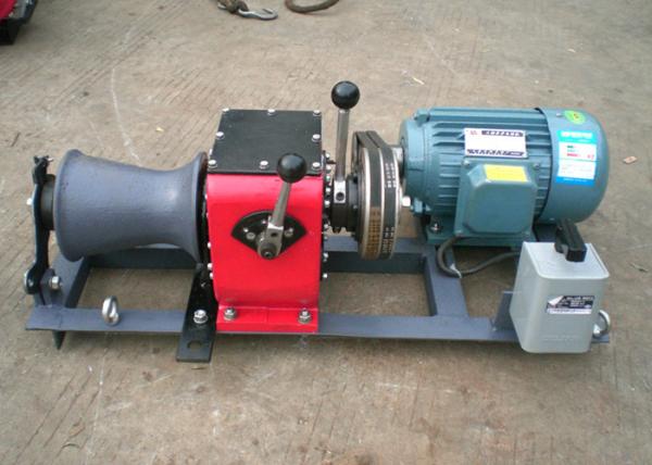 1 Ton Electric Cable Pulling Winch , Portable Electric Winch 1 Year Warranty