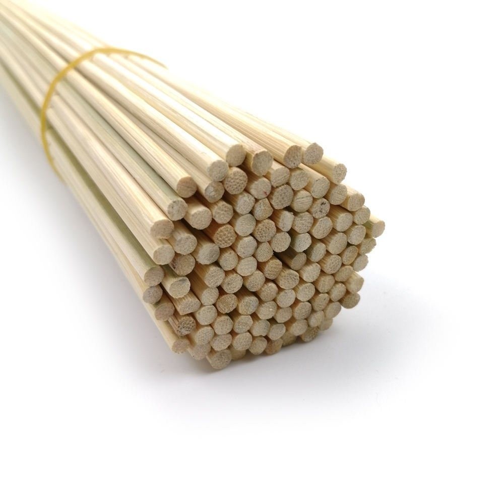 BBQ Accessories Flat Bamboo Meat Skewers Sticks 30cm 35cm Bamboo Skewers Supplies