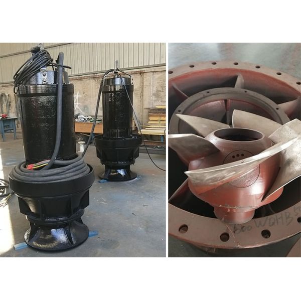 1800 м3/ч Смешанный потоковый подводный насос для водоотведения от наводнений