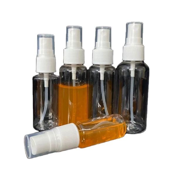 Round 100ml Pet Spray Bottle 150ml Amber Plastic Spray Bottles