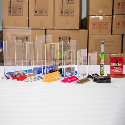 15 Days Delivery Restaurant / Bar / Shop Desktop Acrylic Menu Holder OEM