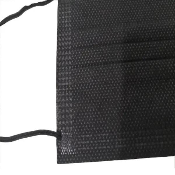 Custom Black Disposable Face Mask Mouth Mask Dust Cover Foldable Design