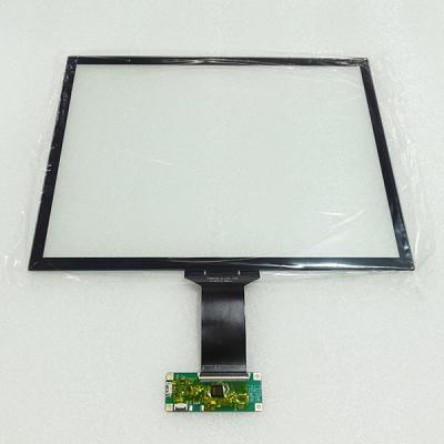 ODM painel de toque reflexivo do GG de 43 ITO de USB da polegada anti com vidro moderado grosso