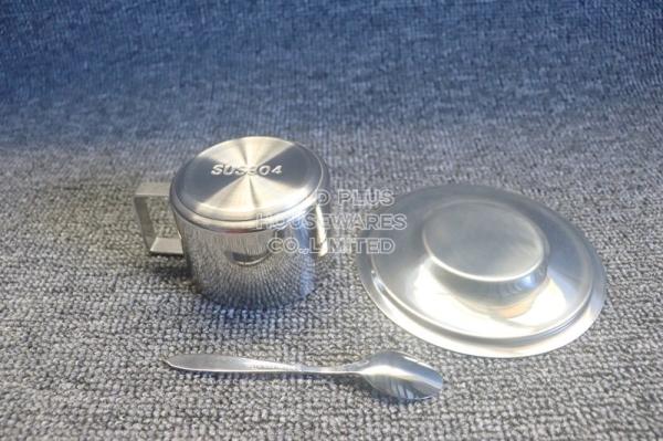 200ml Afternoon coffee set silver color stainless steel coffee tea cup with spoon restaurant coffee espresso cup set