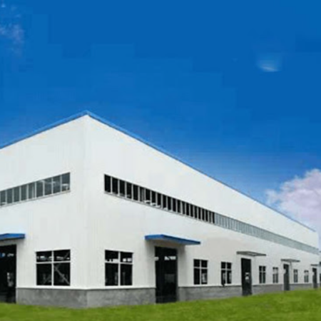 Prefabricated Steel Frame Buildings , Modern Steel Structure Prefab Workshop