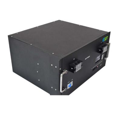 48V 100AH batterie au lithium fer phosphate en noir pour alimentation UPS personnalisée