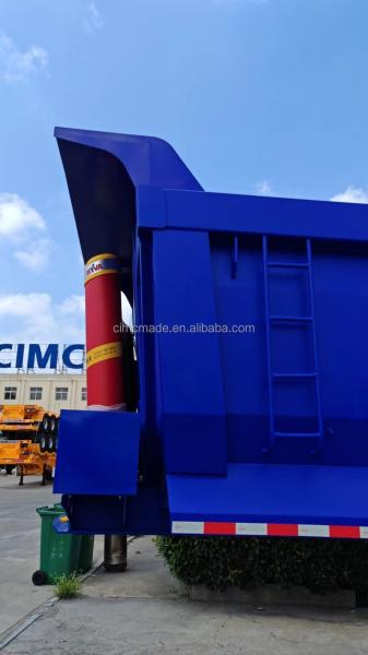 3-axis 4-axis Dump Truck Trailer Type Rear Dump Trailer 100 Ton End Dump Truck Trailer