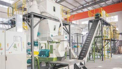 SKF Biomass Pellet Mill Machine 3-4t/h Indonesia Acacia Wood Capacity