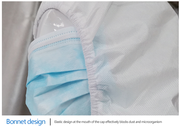 One Piece Disposable Protective Suit Waterproof Virus Protection Xs - Xxl Size