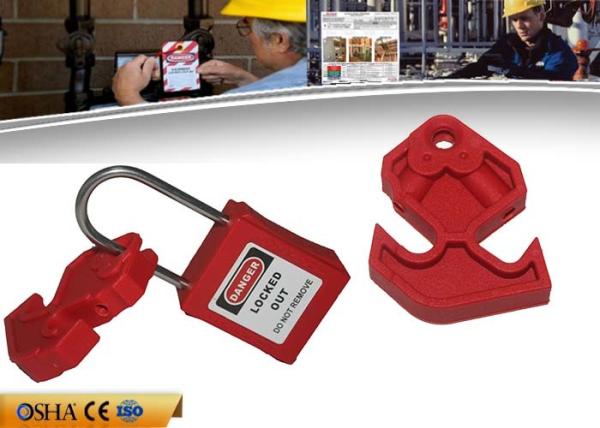 Nylon Material Circuit Breaker Lock , 16g Switch Breaker Lockout Device
