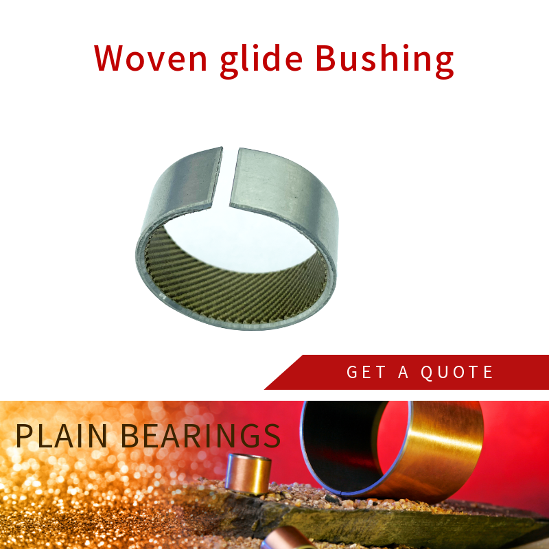 Buje tejido del deslizamiento para la turbina hidráulica