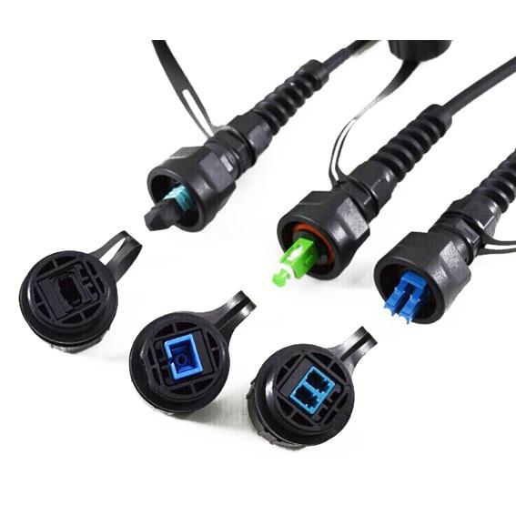 Outdoor Waterproof Fiber Connectors IP67 MPO LC SC ODVA Adapter FTTX